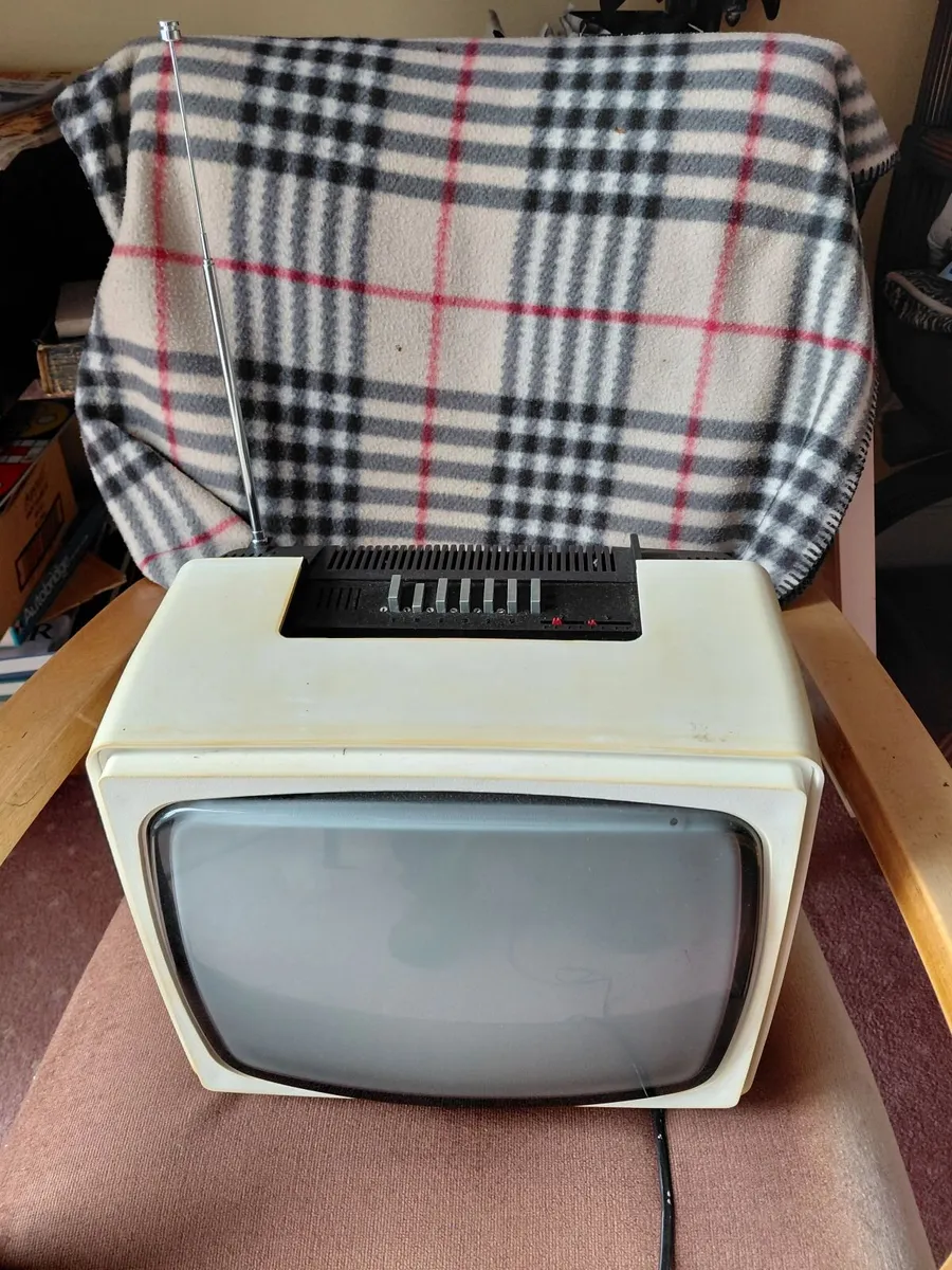 1981  Black + White Portable Television Receipt, B - Image 4