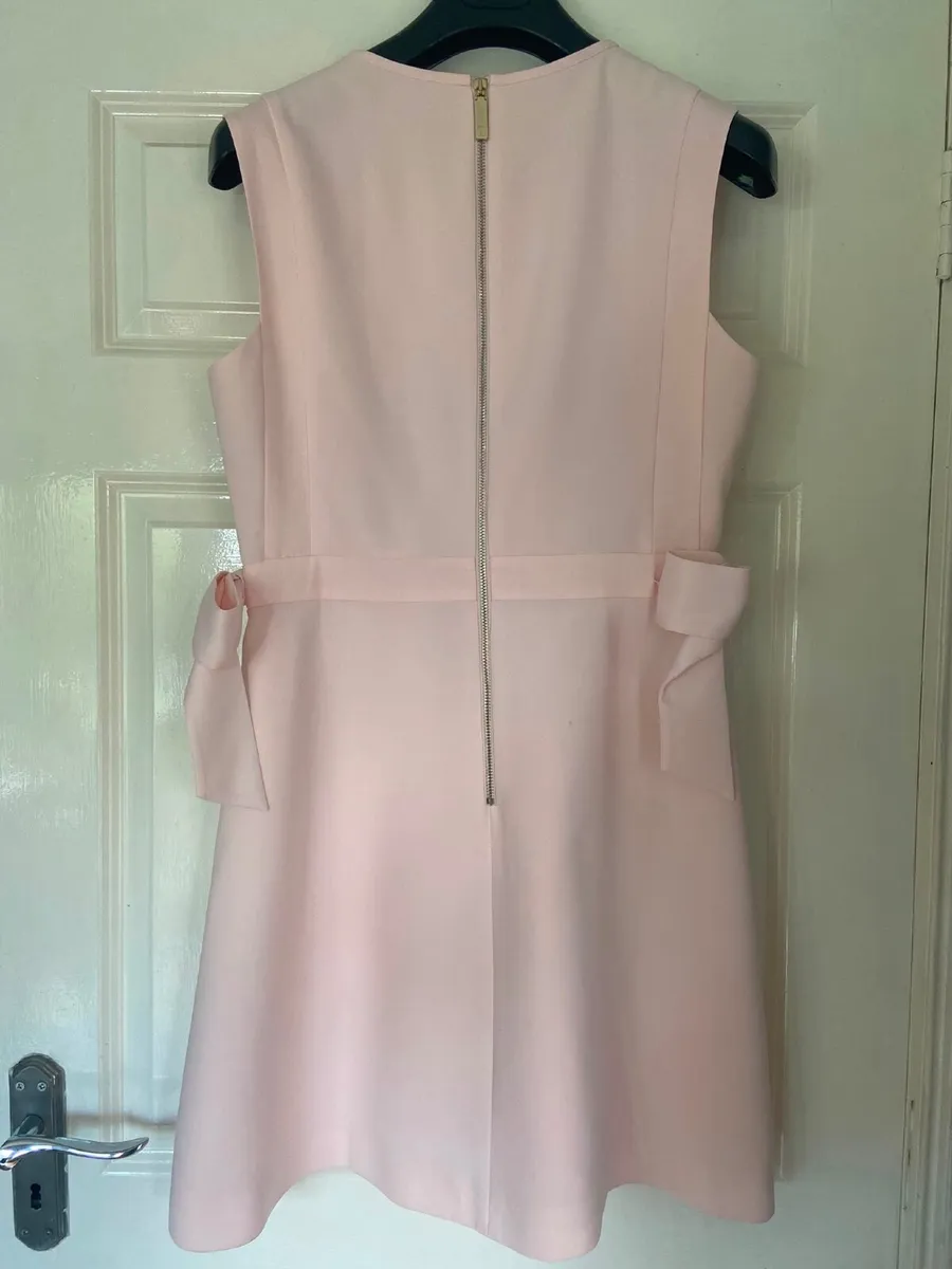 Ted Baker pink  meline  Dress with side bows - Image 2
