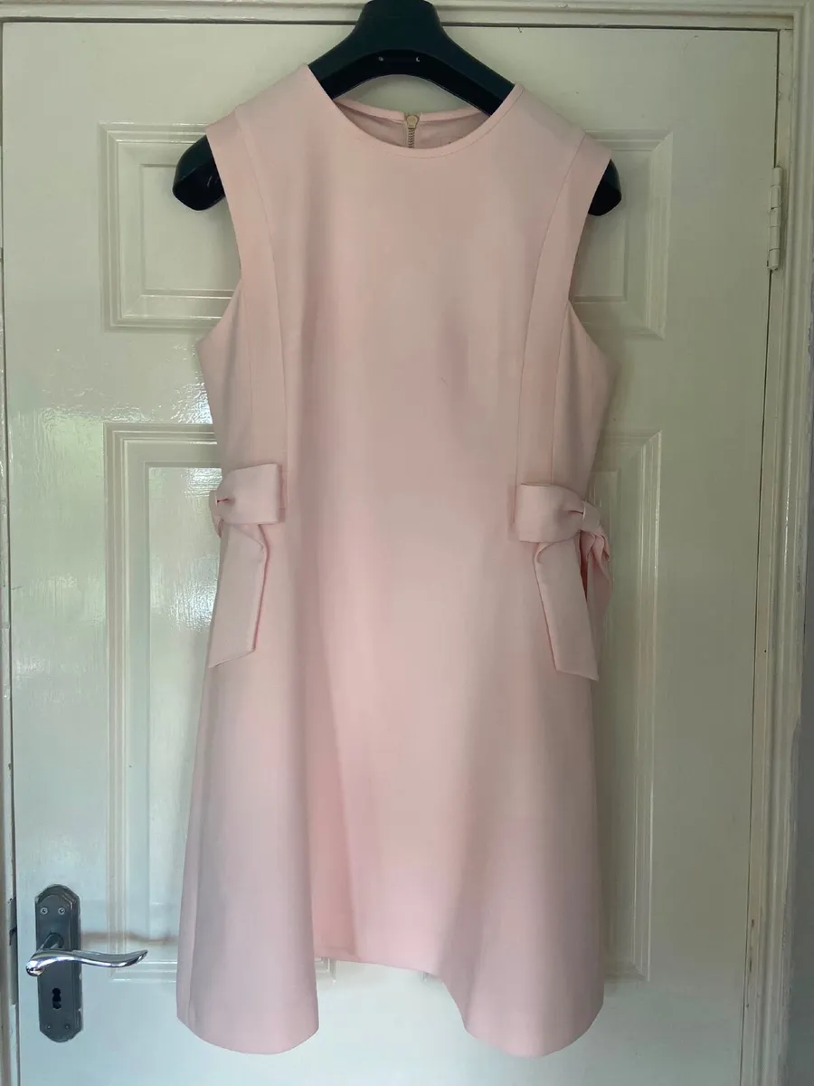 Ted Baker pink  meline  Dress with side bows - Image 3
