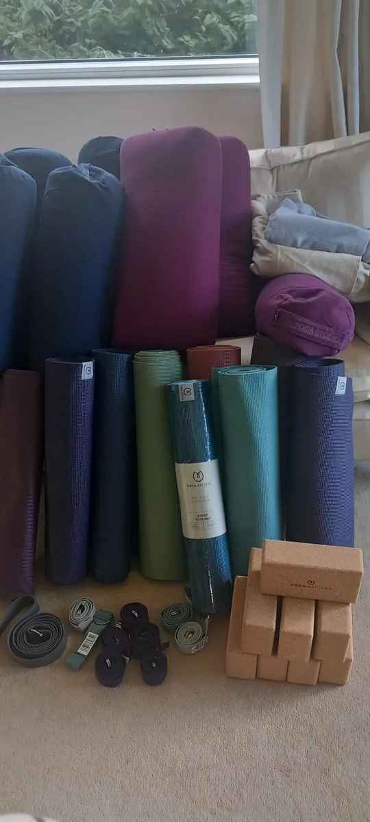 Yoga mats,bolsters,  blocks, straps, meditation - Image 1