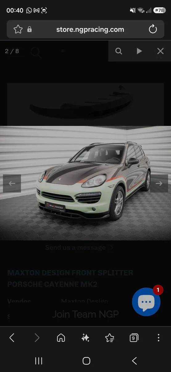 Porsche Cayenne MAXTON bodykit (mark 2) - Image 1
