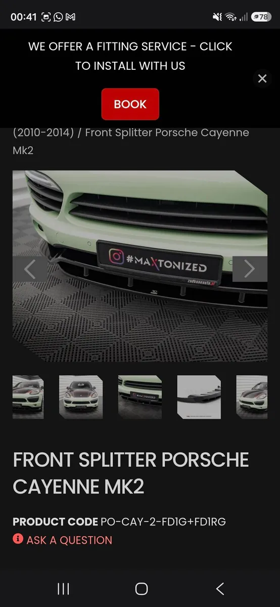 Porsche Cayenne MAXTON bodykit (mark 2) - Image 4