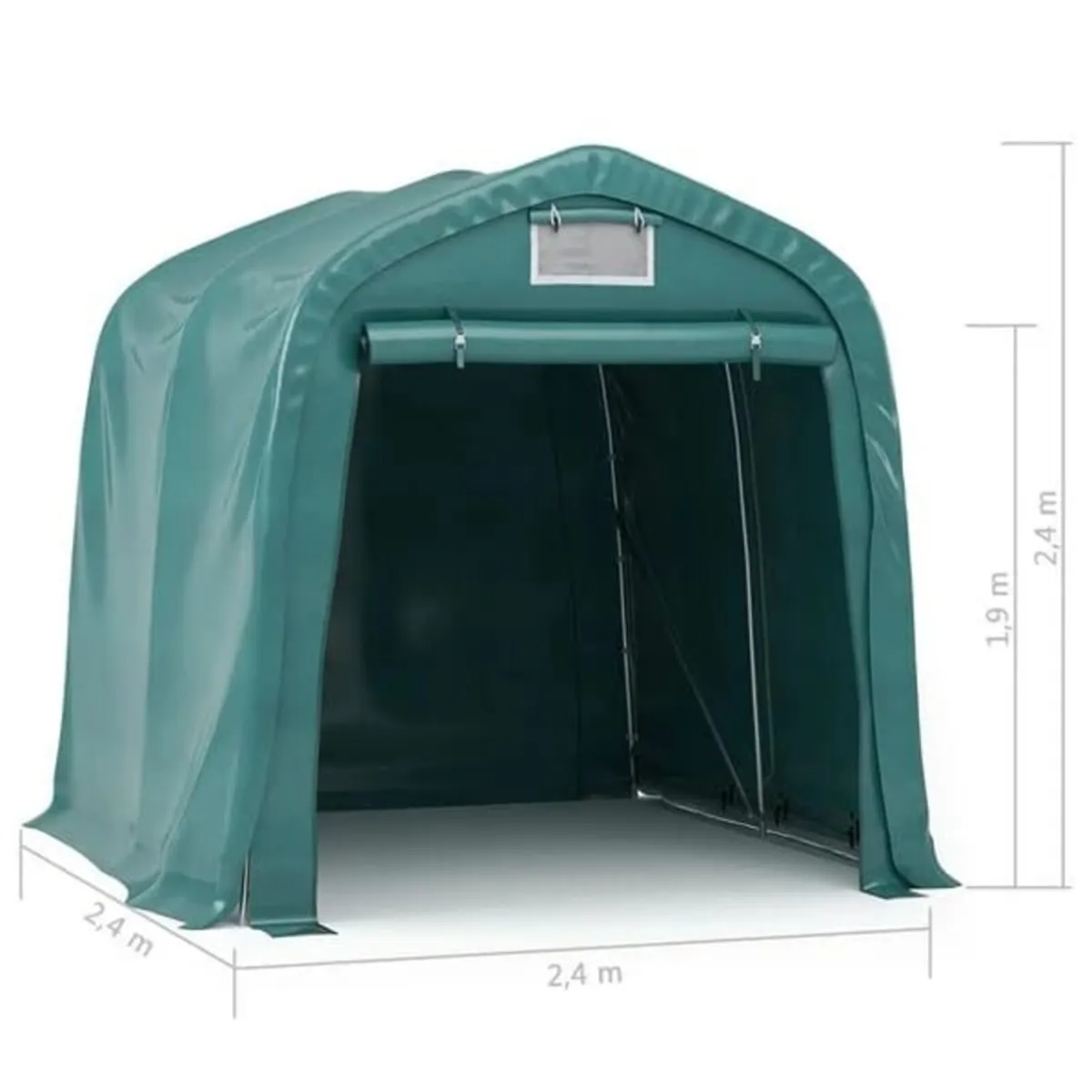 Garage Tent PVC 2.4x2.4 m Green

Description
This - Image 2