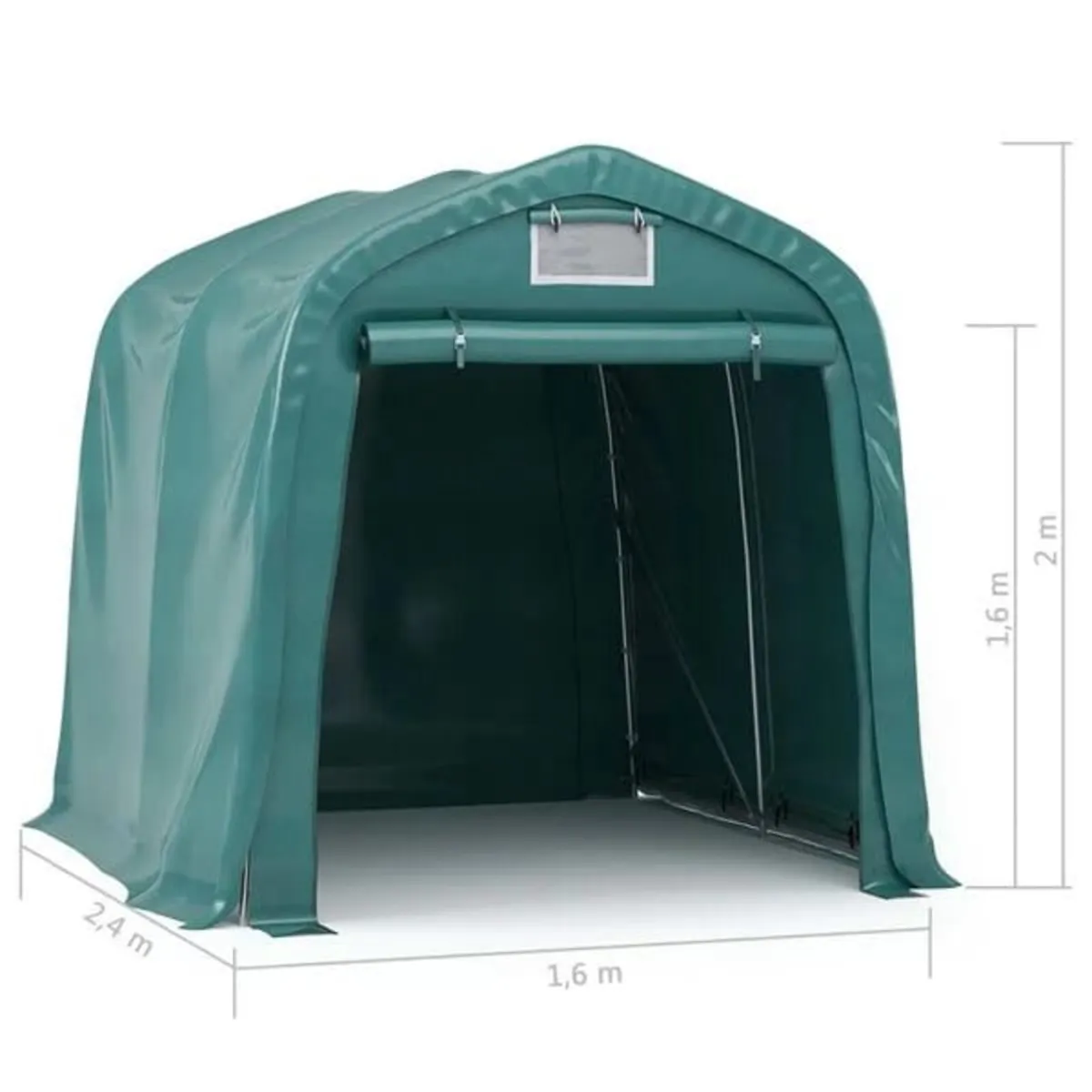 Garage Tent PVC 1.6x2.4 m Green

Description
This - Image 2