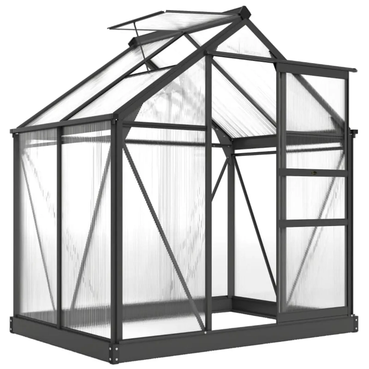 6 x 4ft Polycarbonate Greenhouse - Large Walk-In G - Image 1