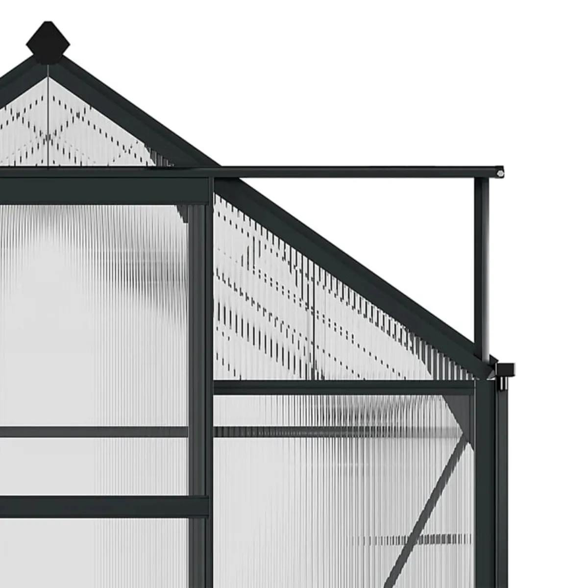 6 x 8ft Polycarbonate Greenhouse, Large Walk-In Gr - Image 4