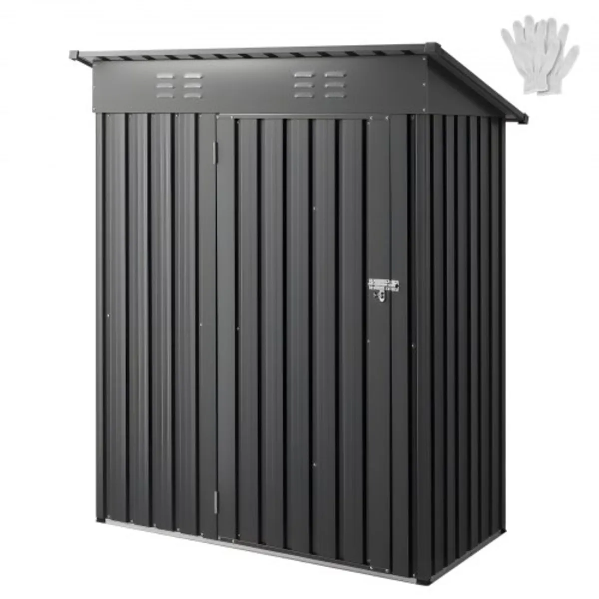 1533 x 876 x 1815 mm Metal Garden Shed, Storage Bu - Image 1