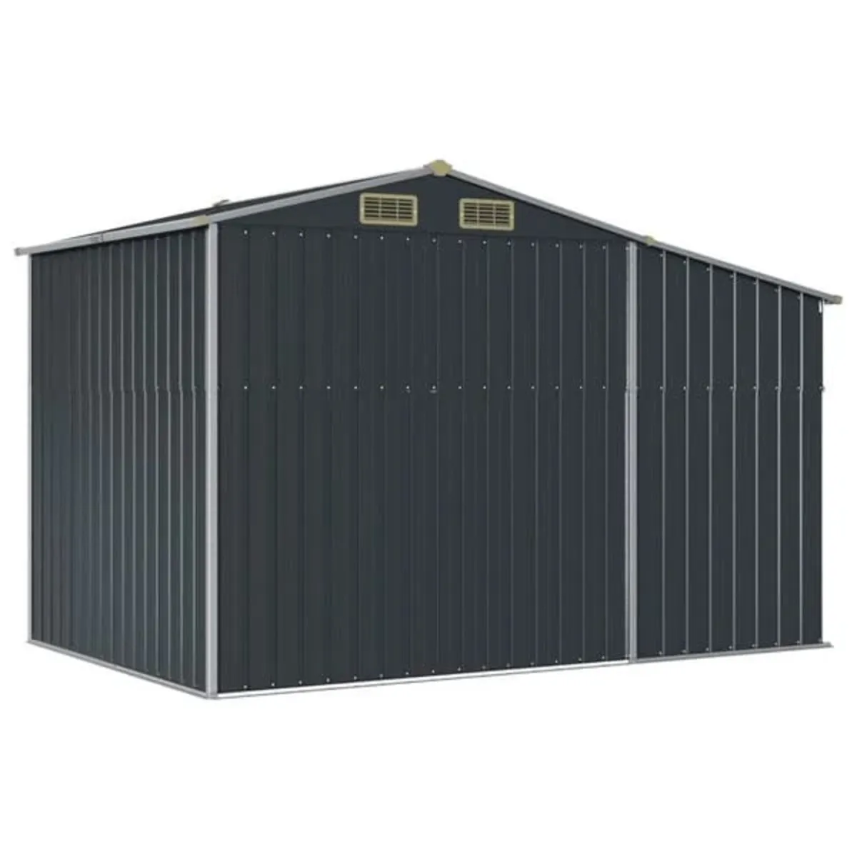 Garden Shed Anthracite 277x192.5x179 cm Galvanised - Image 4