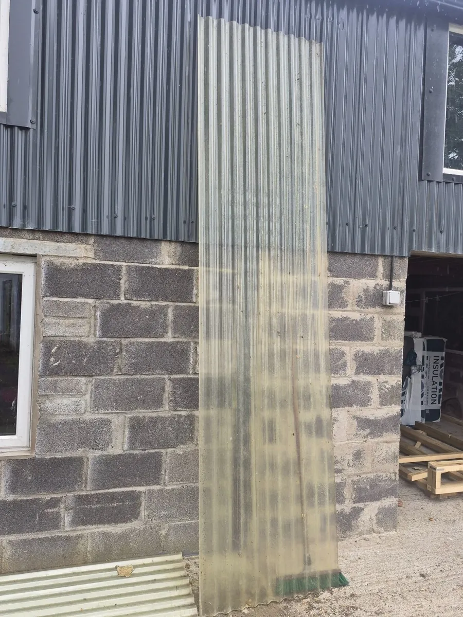 Clear corrugated sheets - Image 1
