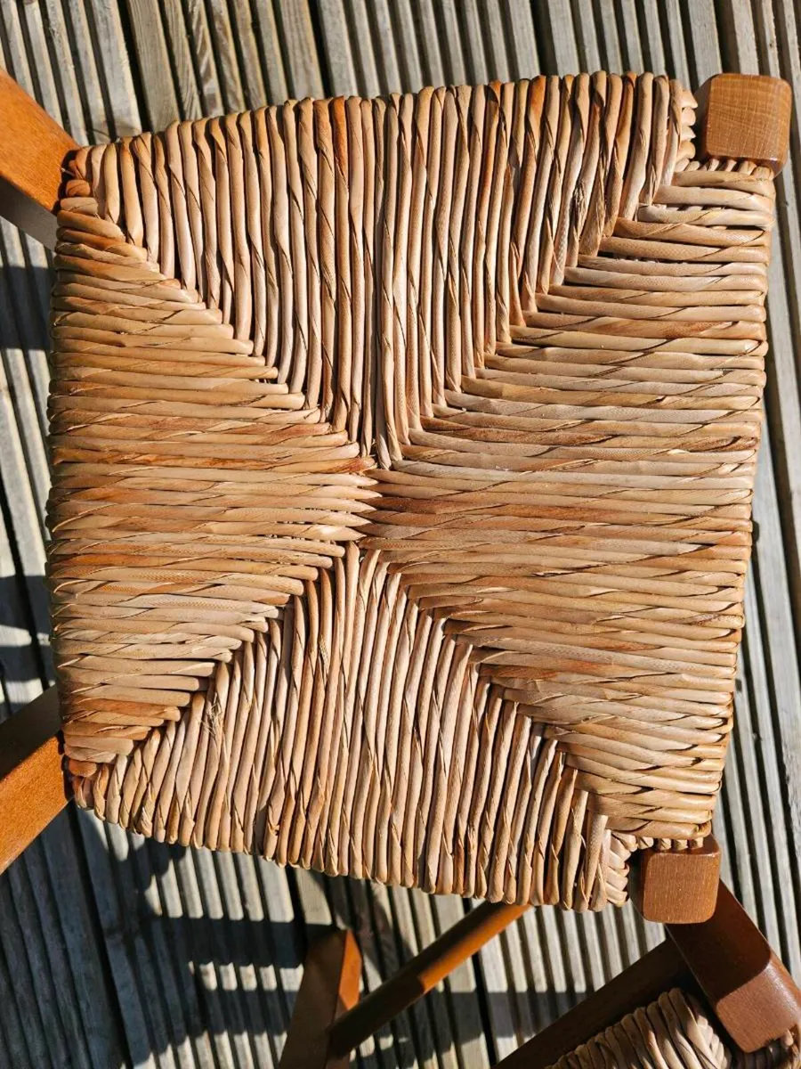 2 Wood Súgán/Straw Children's Chairs - Delivered - Image 3