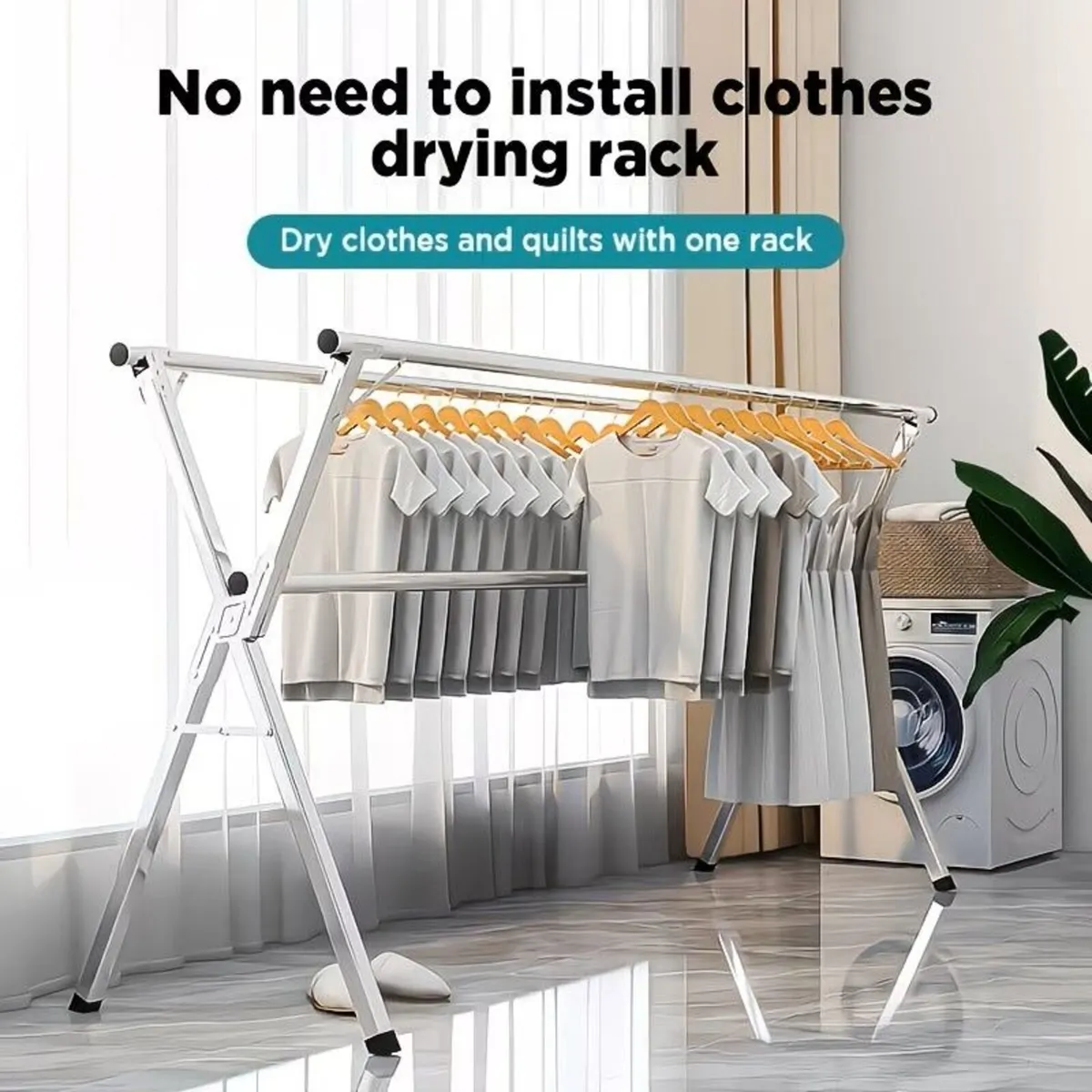 Air drying / clothes, hanging display rails - Image 3