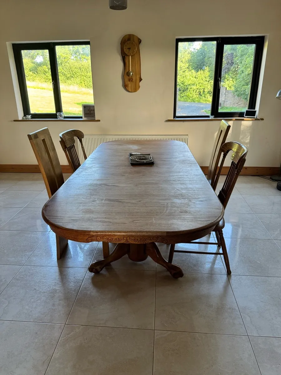 Oak kitchen Table & Chairs - Image 1