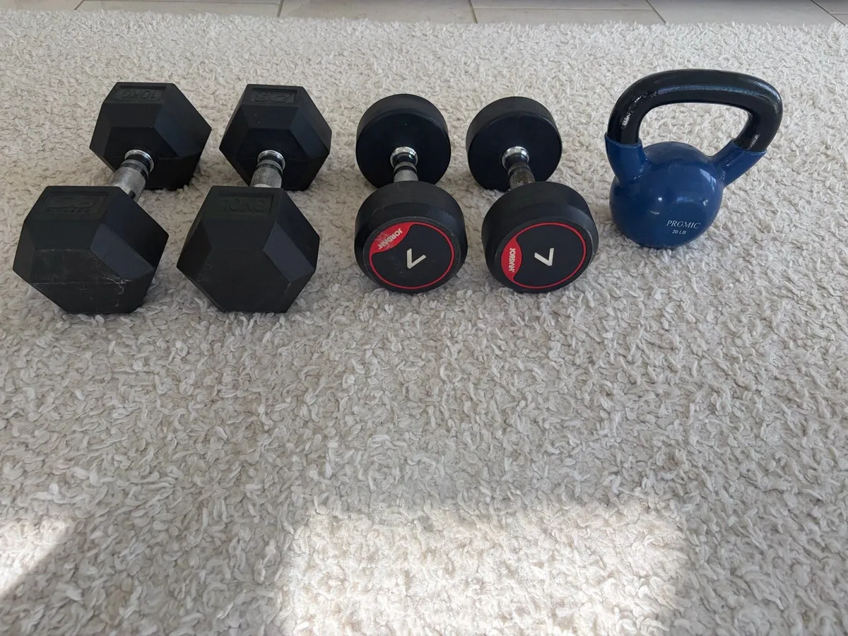 Dumbbells and Kettle Bell - Image 1