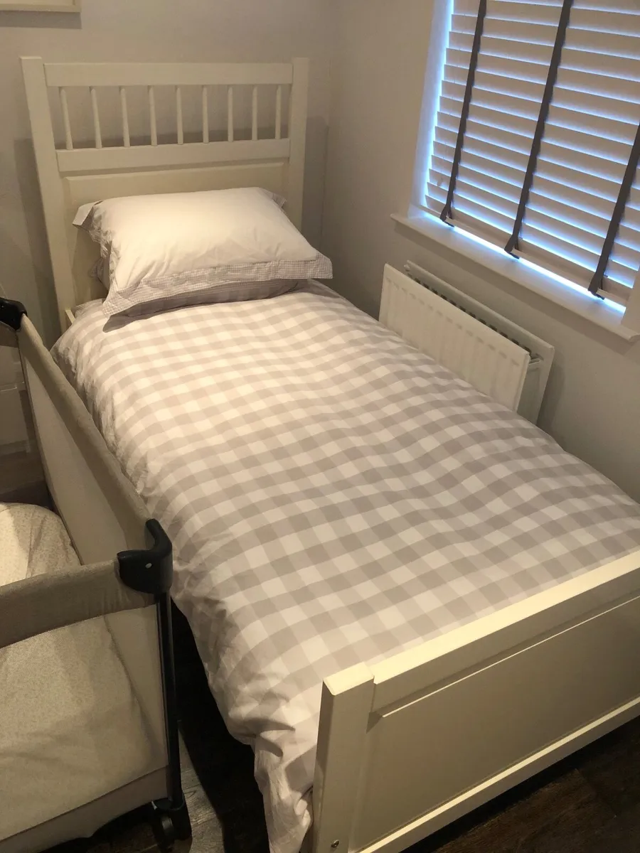 Two Single Emma Mattress and two Ikea bedframes - Image 1