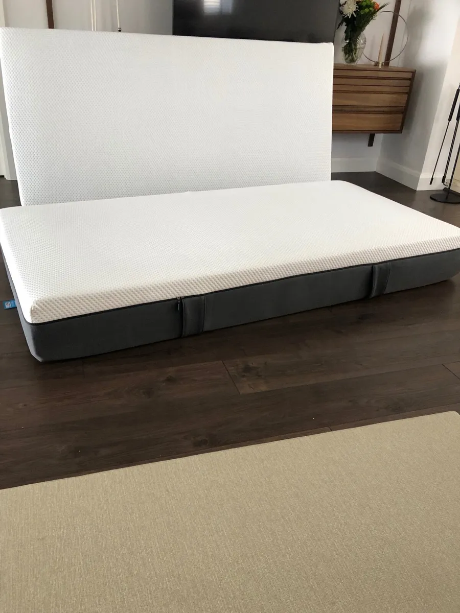 Two Single Emma Mattress and two Ikea bedframes - Image 3