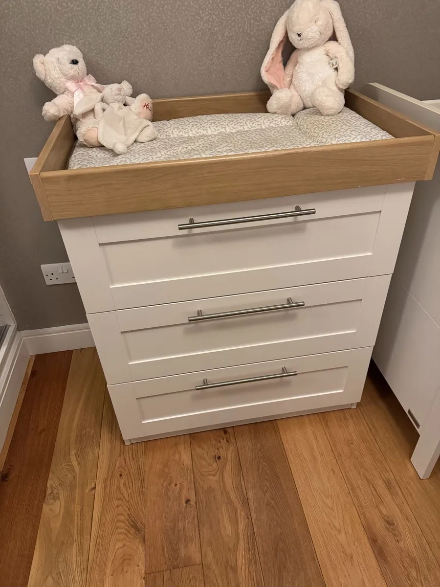 Nursery Furniture – Wardrobe, Cot & Changing Table - Image 1