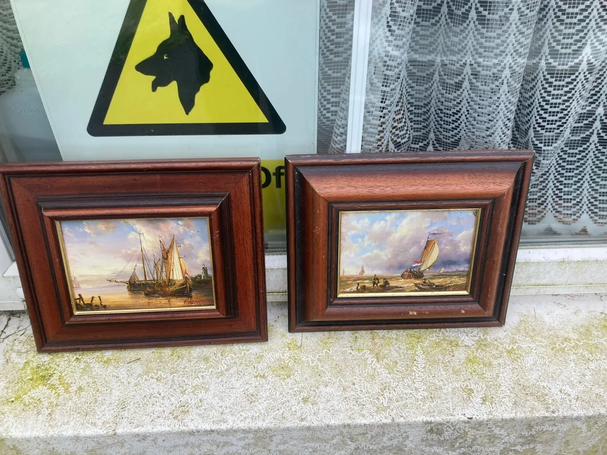 Dutch shipping oil paintings free postage - Image 1
