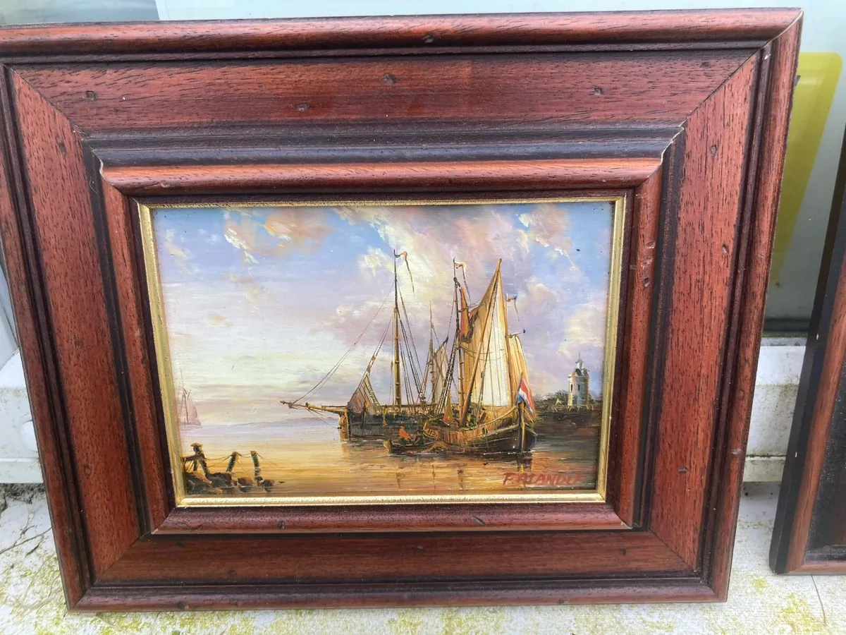 Dutch shipping oil paintings free postage - Image 3