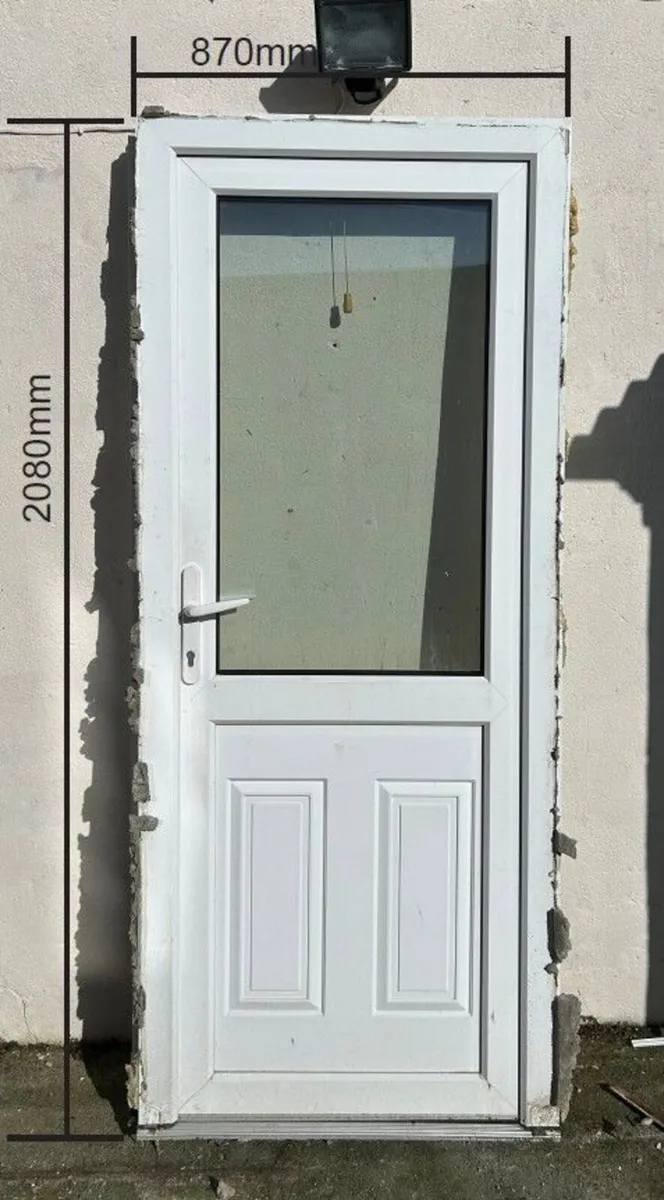 uPVC External Door – 870mm x 2080mm