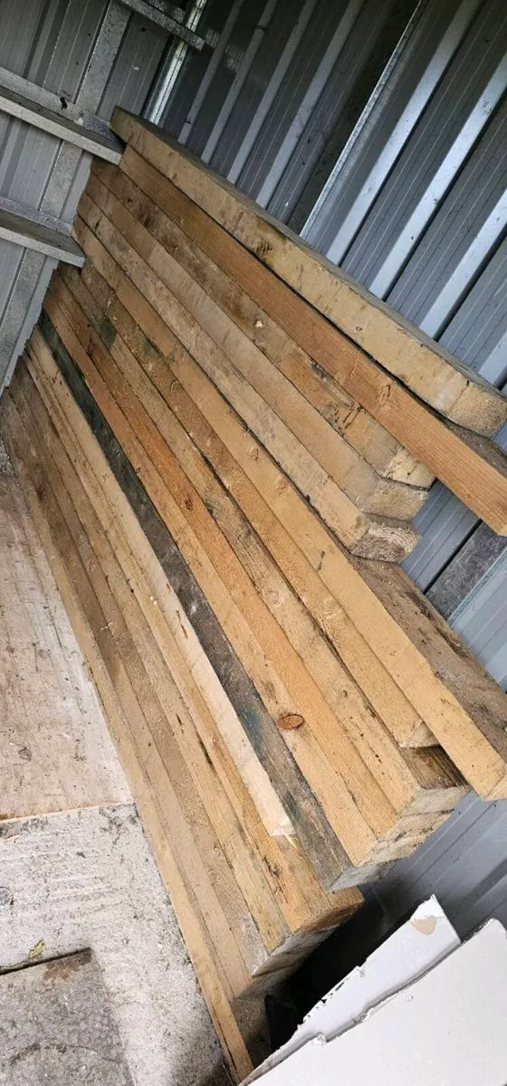 Treated Rough White Deal Timber - 150mm x 75mm