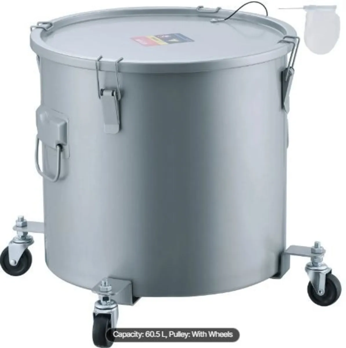 Fryer Grease Bucket, 16 Gal Oil Disposal - Image 4
