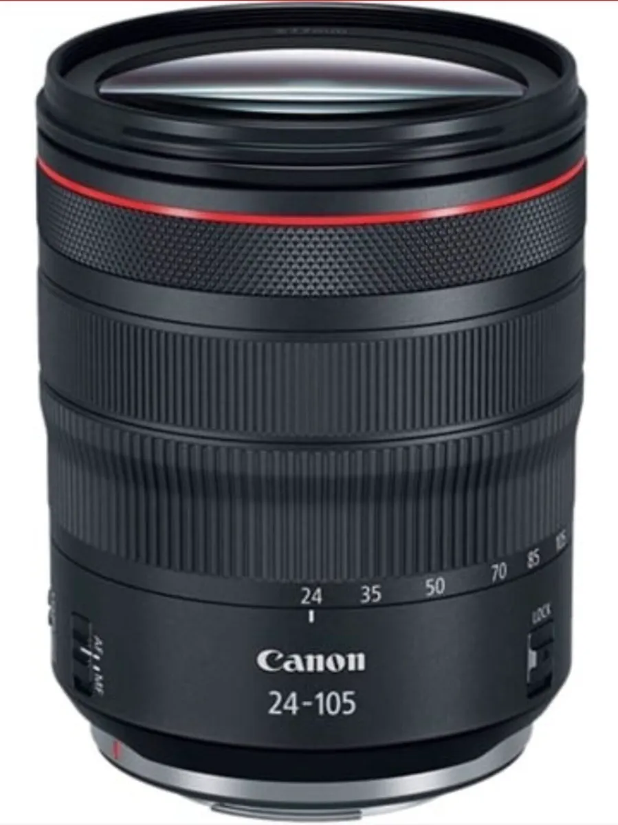 Canon RF 24-105mm f/4L IS USM Black Lens - Image 1