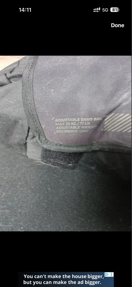 Weight training sand bag - Image 2