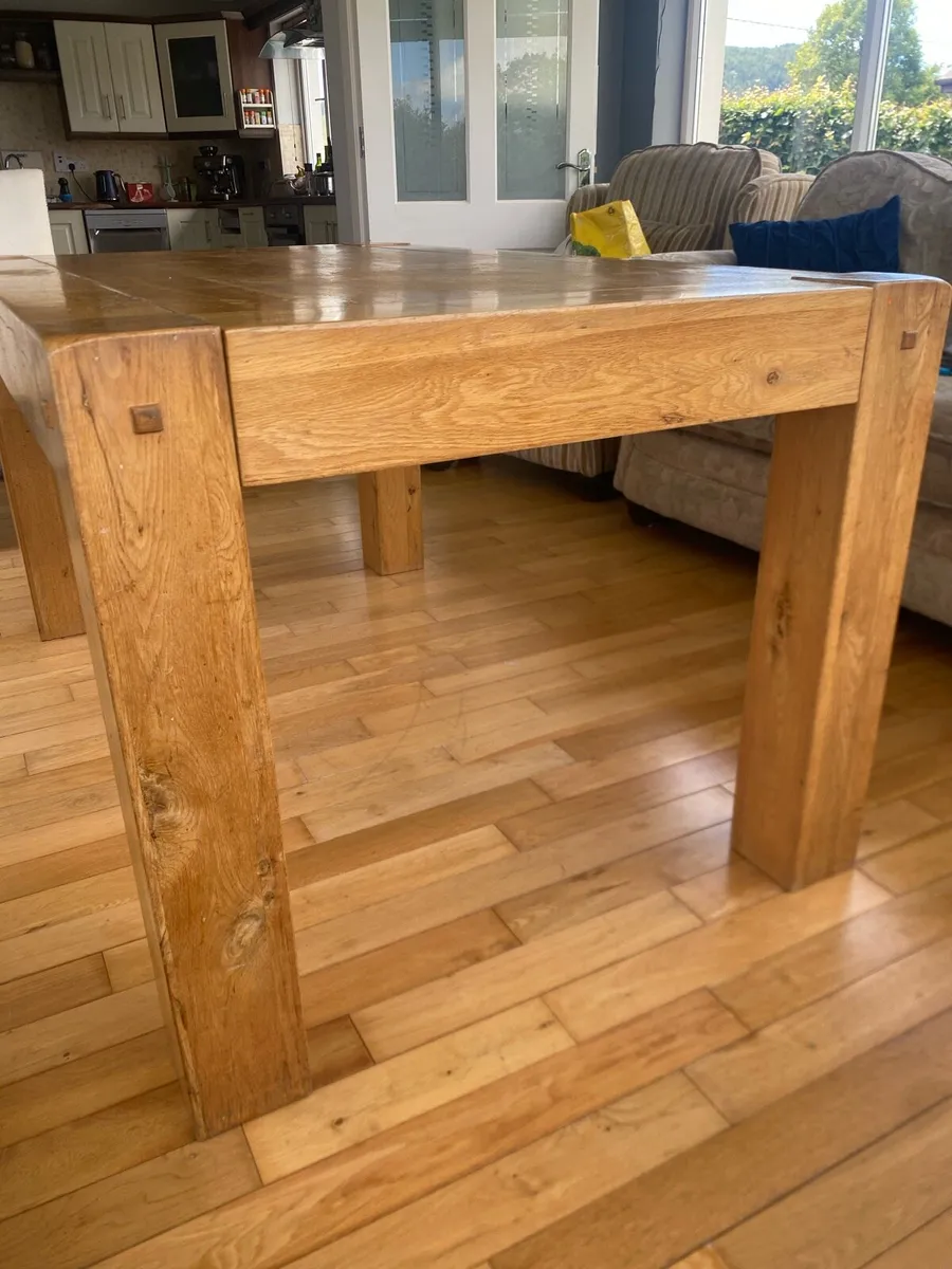 Solid oak table - Image 4