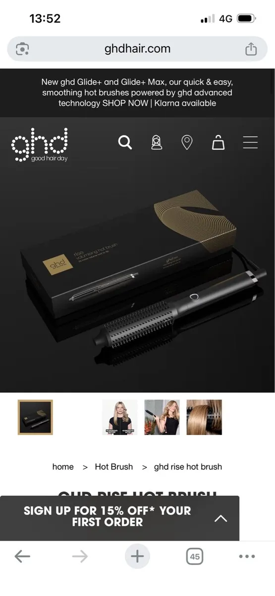 Ghd hot rise brush - Image 1