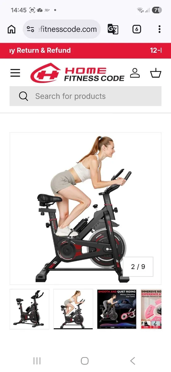 Exercise bike - Image 2