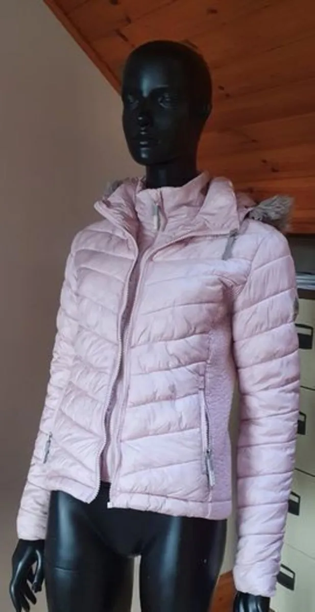 Superdry Ladies Jacket (Pink) - Size 10 - Image 1
