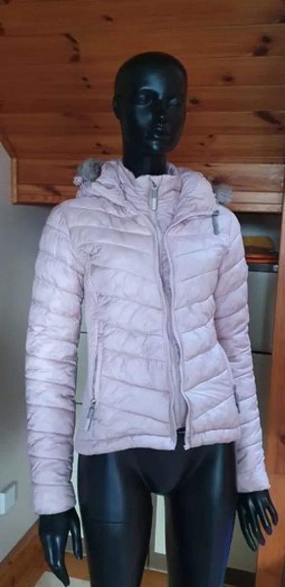 Superdry Ladies Jacket (Pink) - Size 10 - Image 2