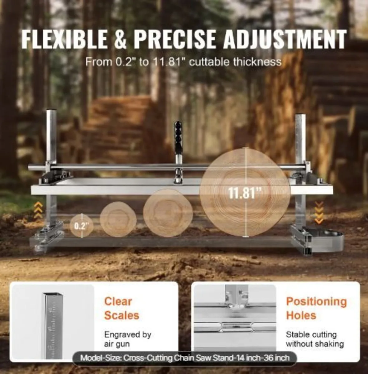 Portable Sawmill 35.6cm-91.4cm Guide - Image 2