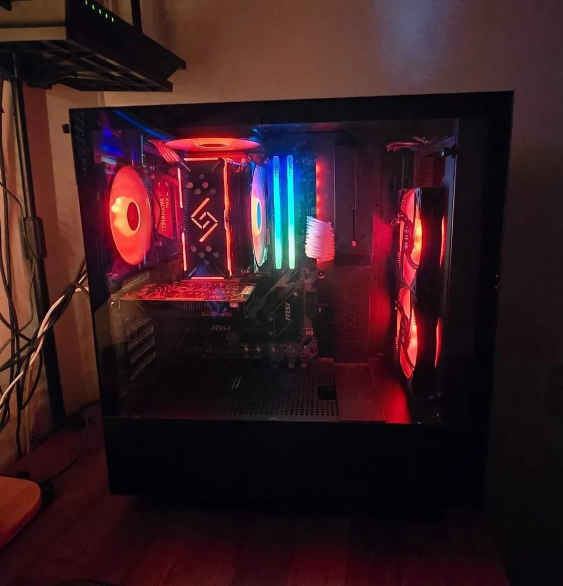 Custom Built NZXT Desktop RGB AMD Gaming PC - Image 1