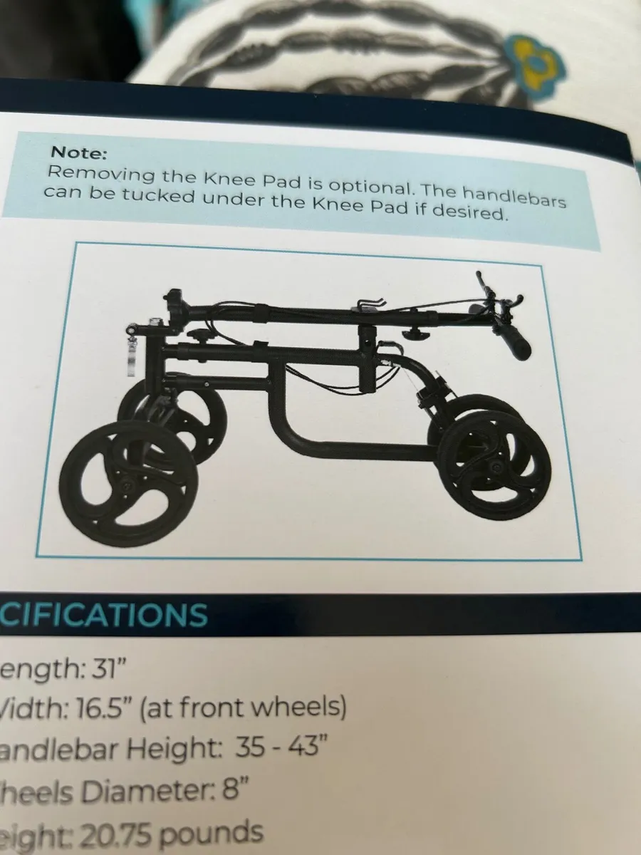 Knee scooter walker - Image 2