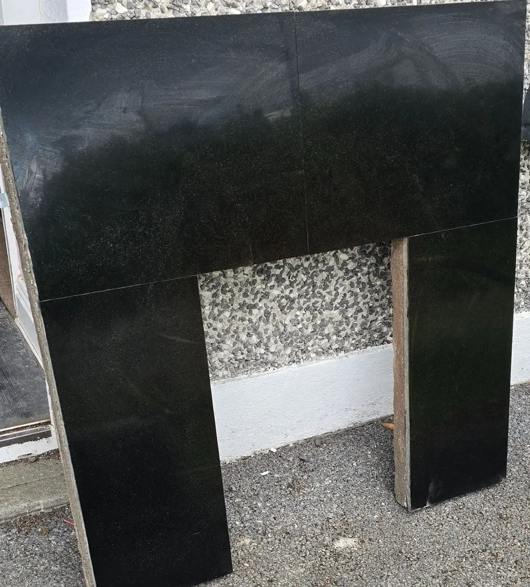 Black Marble Fireplace - Image 4