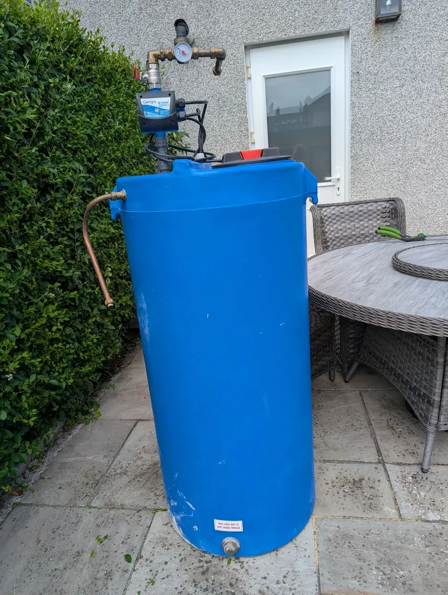 Domestic Water Tank & Lowara Pump - Image 1