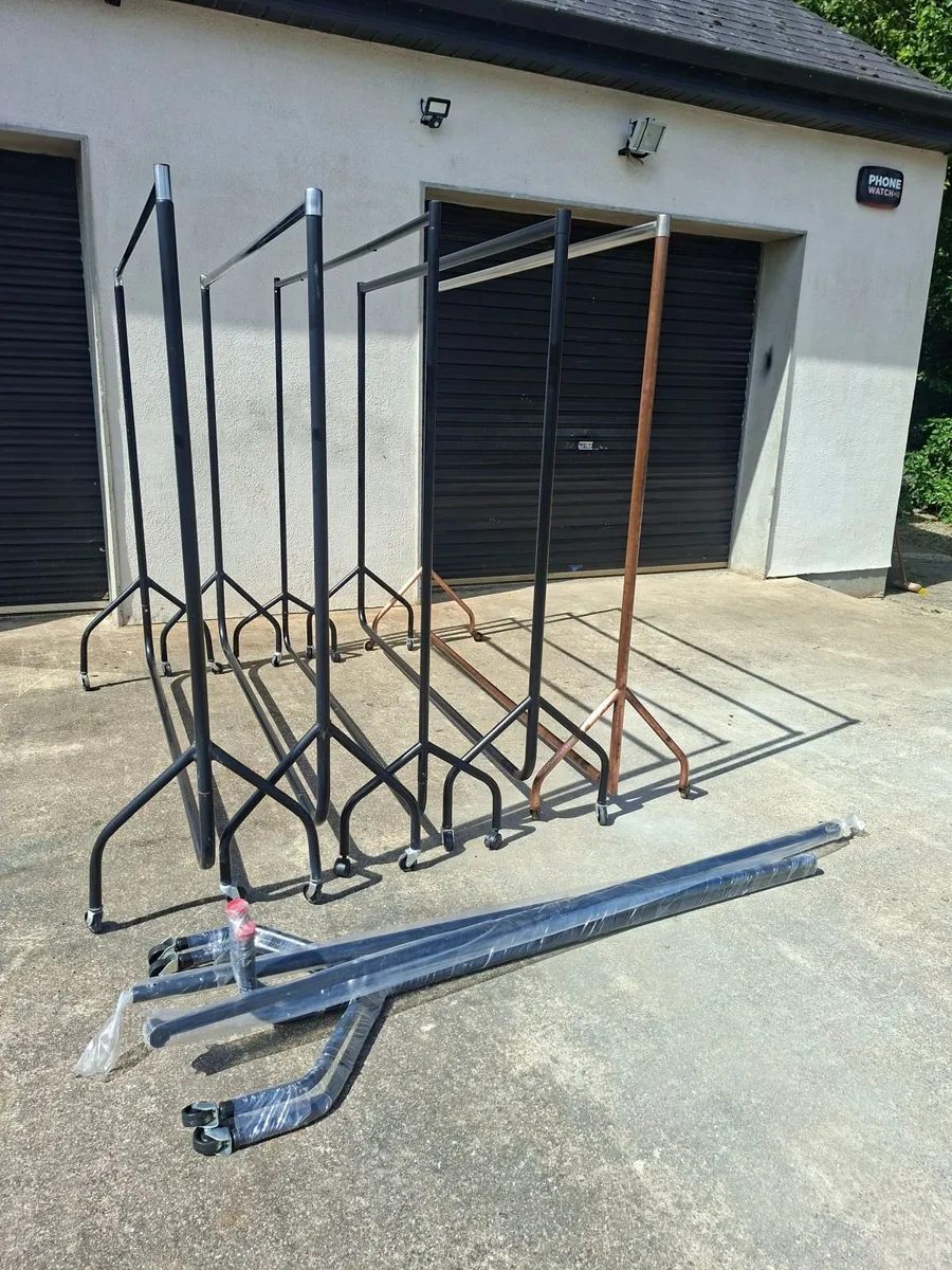 Clothes Rails & Large Mirror - Image 2