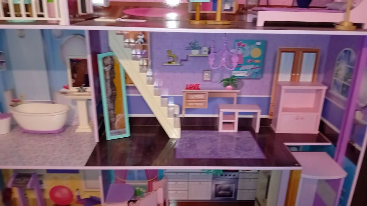 Large wooden Dolls House