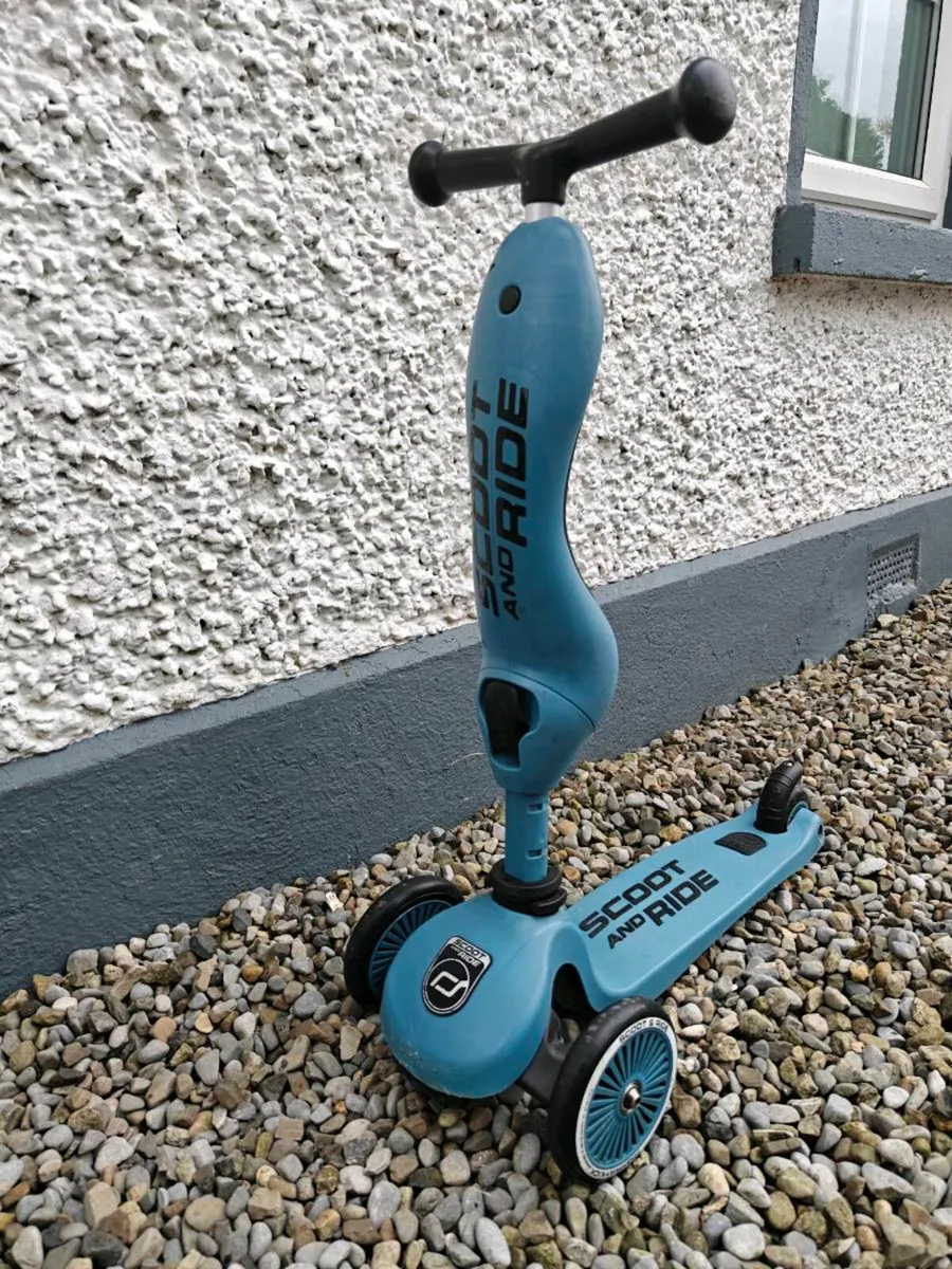 Scoot and Ride kids scooter blue unisex - Image 4