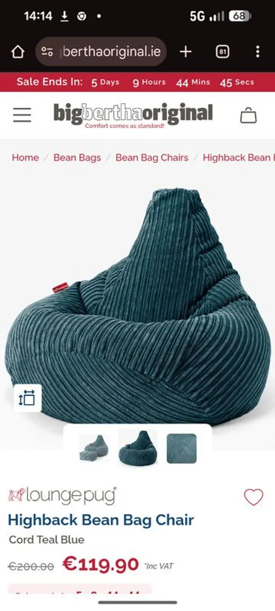 Big Bertha Bean Bag - Image 1