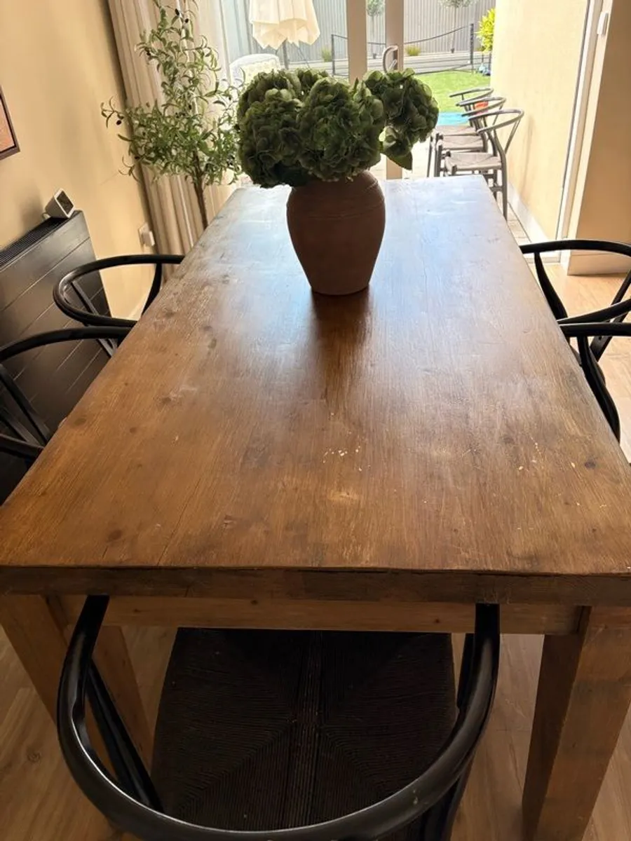 Dining Table + Chairs (Collection only) - Image 1
