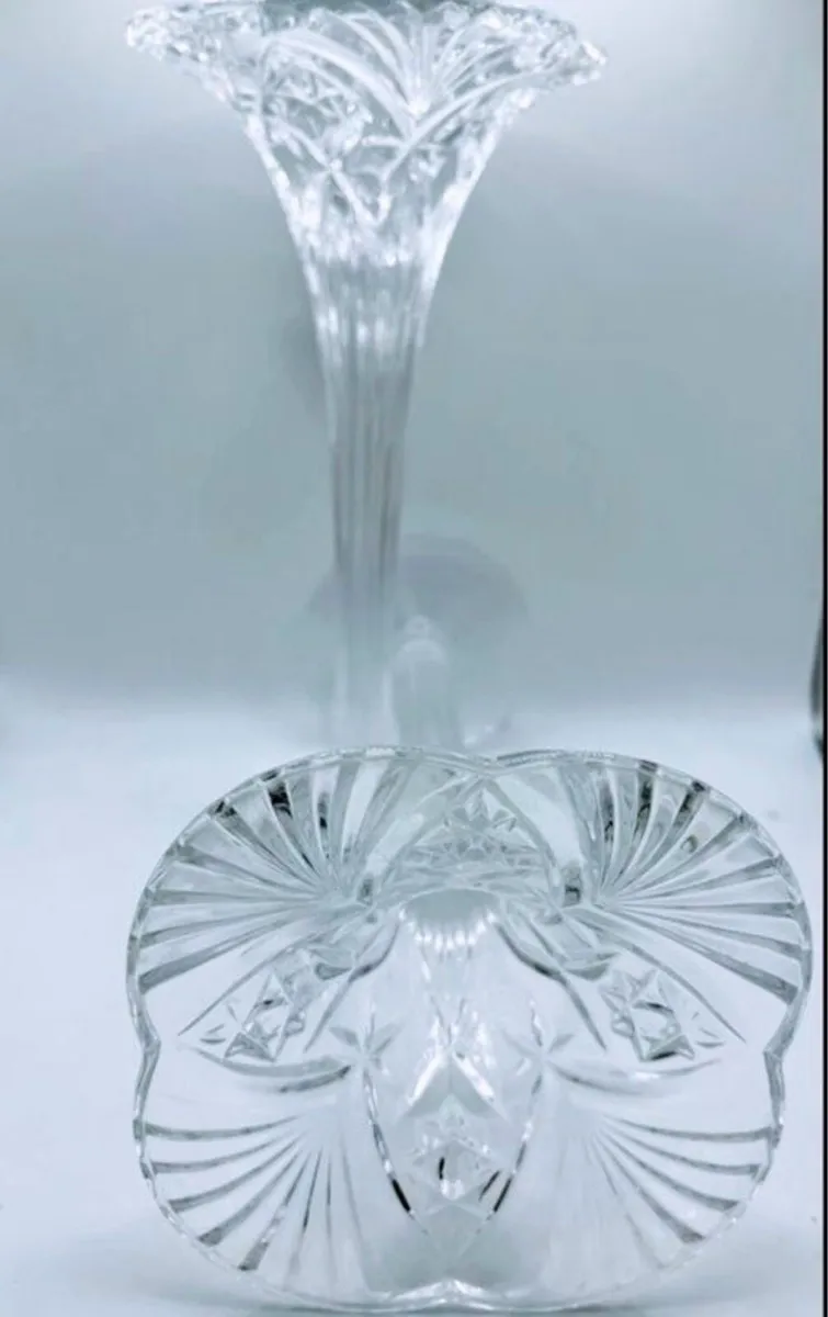 Vintage French Crystal Candle Holders - Image 2