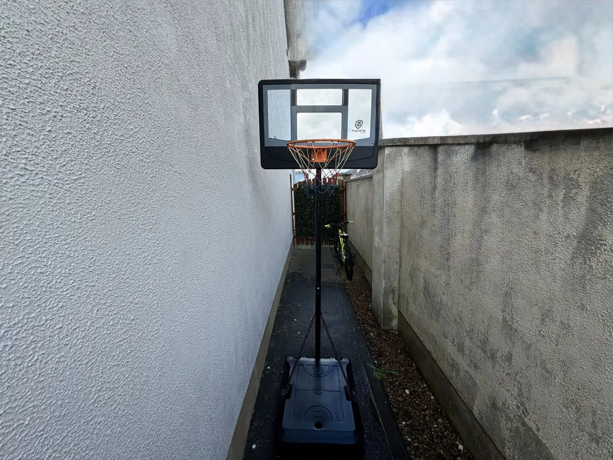 THORPE 10ft Adjustable Basketball Hoop (44" Board) - Image 2