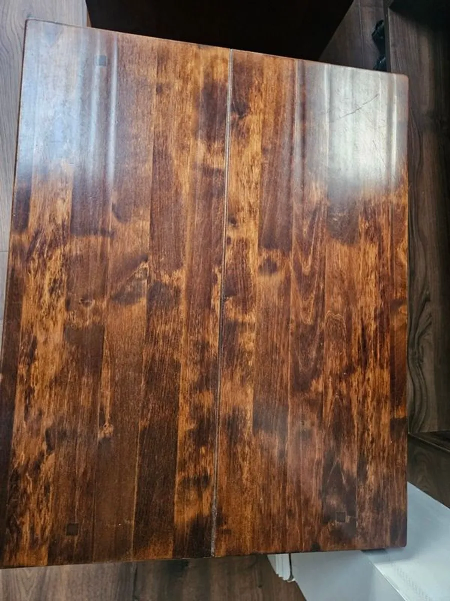 Laura Ashley dark chestnut Garret 6 drawer side table x2 - Image 4
