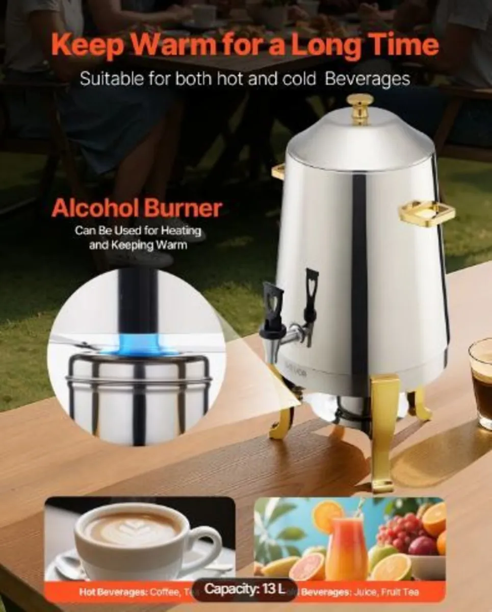 Stainless Steel Beverage Dispenser - Image 2