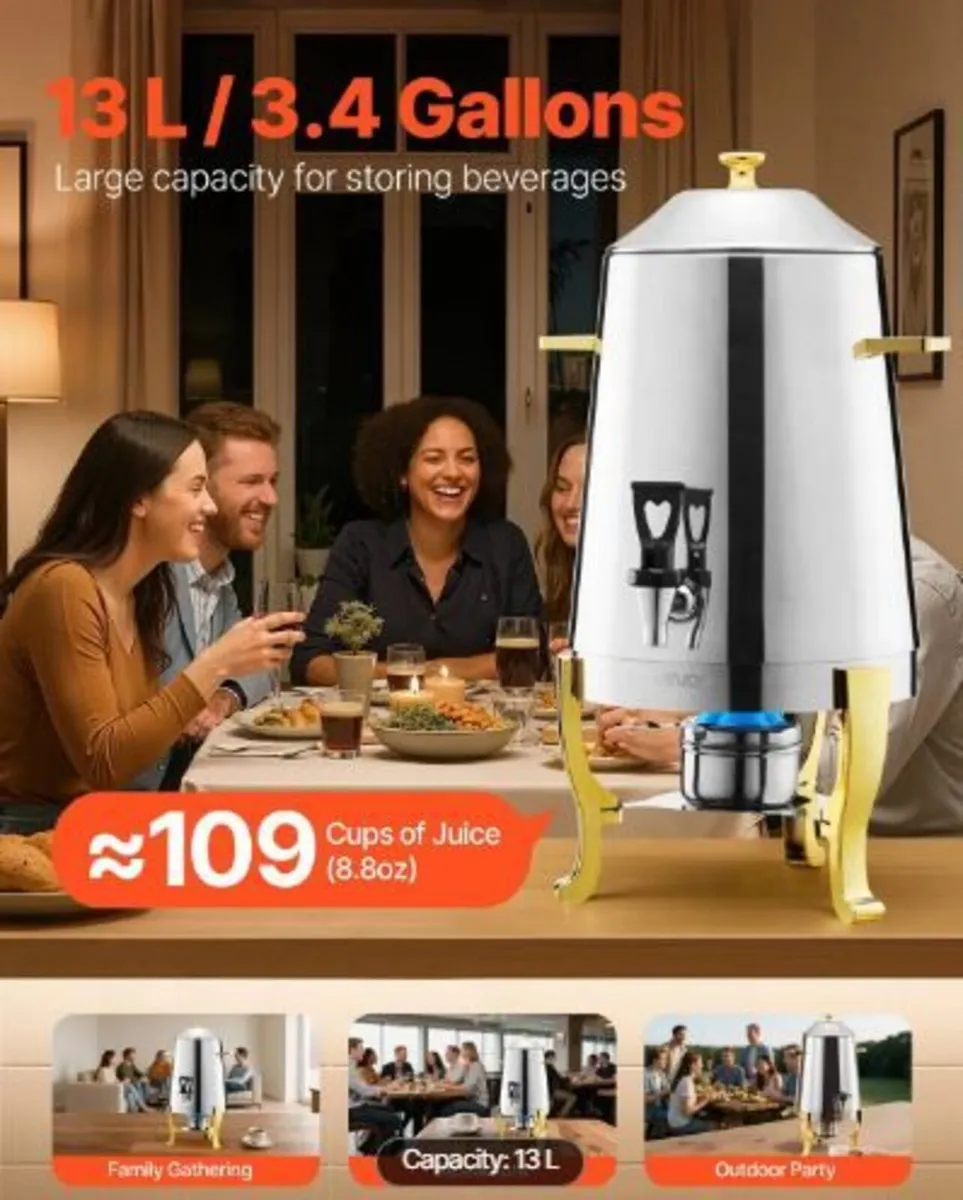 Stainless Steel Beverage Dispenser - Image 3