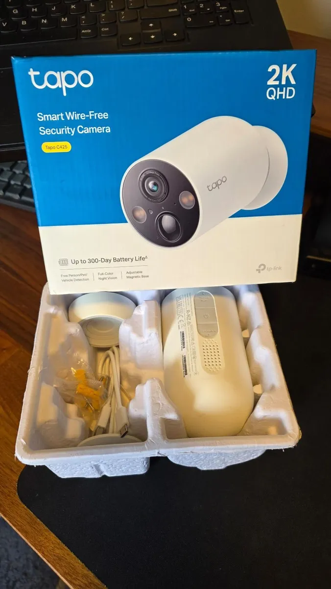 Tapo TP-Link C425 Wireless Home CCTV Camera - Image 1