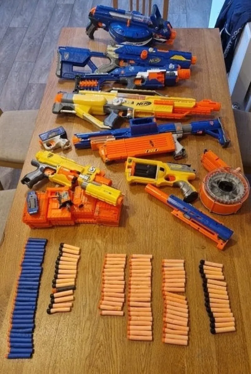 Collection of nerf guns - Image 1