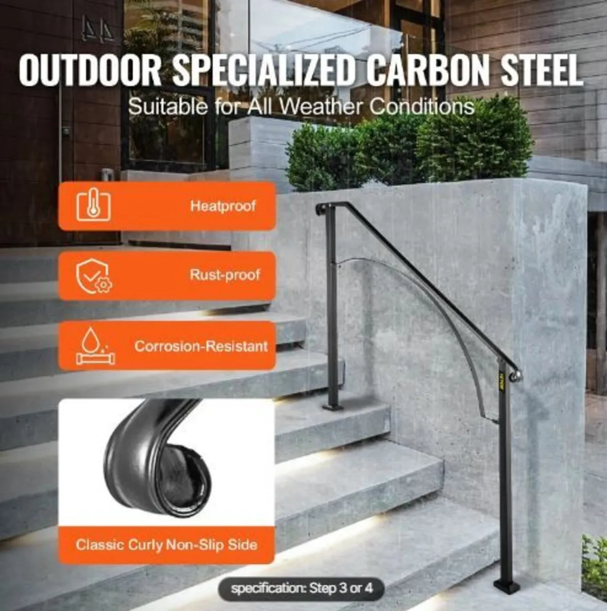 Handrails for Outdoor Steps - Image 2